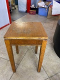 Vintage Small solid wood side table