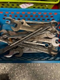 Small basket lot of wrenches