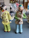 2 Large Occupied Japan Oriental figurines