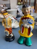 2 Large Occupied Japan Oriental figurines