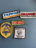 Lot of 5 vintage sew on patches