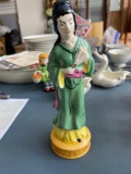 Signed Occupied Japan large Oriental figurine