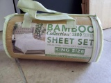 NEW in package BAMBOO collection 1800 series King SHEET SET