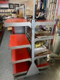 Nice metal store shelving display with adjustable shelving