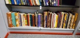 Book shelf grouping including cookbooks - old and newer