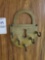 5 hook brass lock hanger for your keys