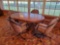 WHITAKER Furniture Round table (with leaf) and 4 chairs