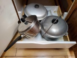 Vintage pot grouping including Dutch Ovens