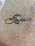 Sterling Silver CA Horsehead and horseshoe pendant