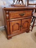 1(of a pair) Bedside table, KORN Ind. Sumter Cabinet Co., S.C.