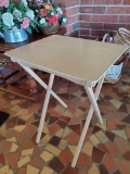 Vintage folding TV table, stable