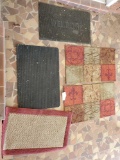 (5) door mat/rug grouping
