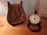 WESTERN decor Clocks -Leather tooled Stirrup and Spur designs