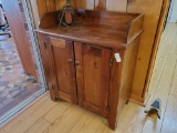 YIELD HOUSE wood vintage style wash stand/cabinet