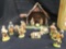 15 piece Vintage Creche, Figures Made in Italy