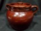 Vintage STONEWARE 2-handle beanpot