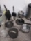 Pots and Skillets Including All Clad and Commercial Aluminum Cookware Co