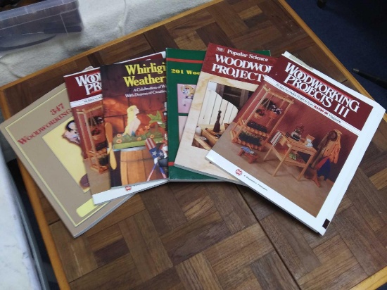 (7) GREAT Scroll Saw Handbooks with Patterns, projects, whirlygigs and weathervanes