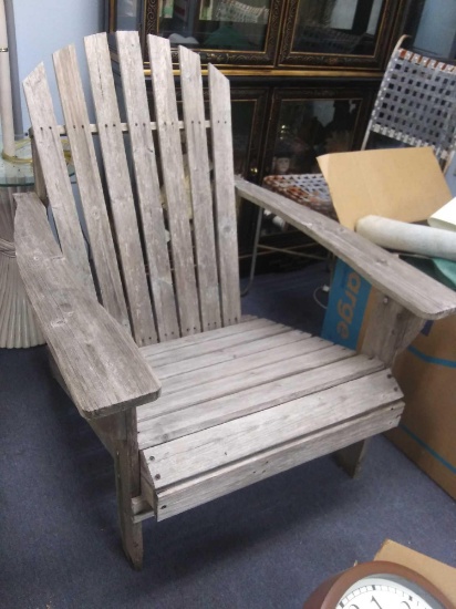 (1 or 2) Lightweight, Old Wooden Adirondack Chair