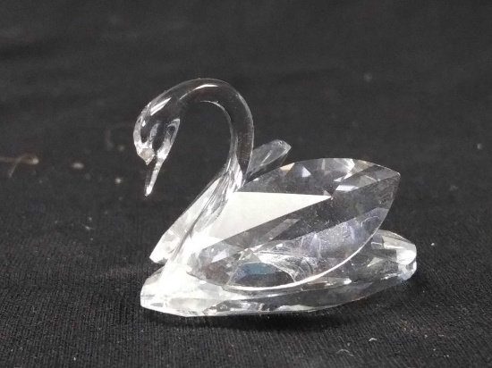 1" Swarovski Crystal Swan