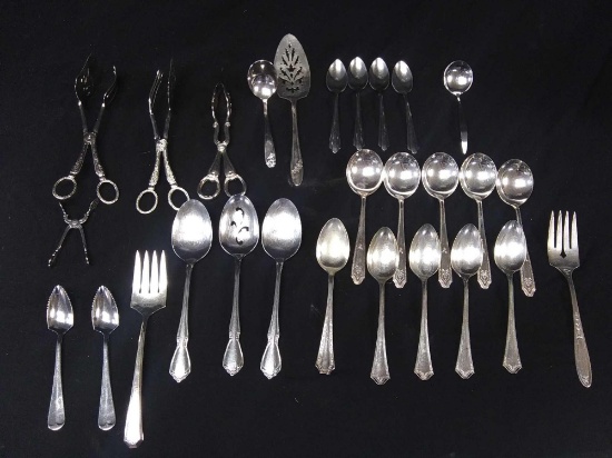 Beautiful stainless and silver plate flatware, several styles