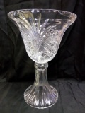 14 inch glass table decoration/flower vase