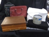 bags and boxes including Swarovski Crystal padded box and China storage box