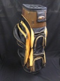 Orange and Black Bag Boy golf bag