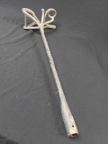 Vintage Cast Iron Cattle Branding Iron, Ranch Symbol DNC?