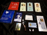 Christian/Catholic Items Including Rosary and Bookmarks
