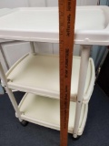 Awesome COSCO Roll /Tea cart with removeable top tray, vintage