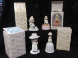 (4) Precious Moments Figurines in boxes: Mother's Day, Christian