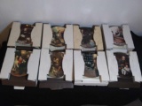 COLLECTION OF (8) NORMAN ROCKWELL KNOWLES fine china plates IN BOXES WITH PAPERS, numbered