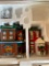 Dept 56 Original Snow Village Saturday Morning Downtown scene 2 Buildings