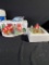 2 large Dept 56 Original Snow Village sets with flaws