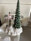 Dept 56 Original Village Let it Snow Snowman Sign