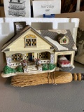 Rare Brandon Bungalow Dept 56 Original Snow Village