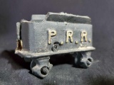 Vintage CAST IRON coal train car