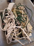 Large Array of Surge protectors, extension cords, timers