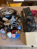 Large lot of computer and networking components, cords etc