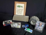 Tiny Racing group including Oldsmobile, signed MORGAN SHEPERD, Goodyear, Matchbox, TeamCaliper