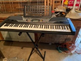 Yamaha PSR-GX76 Electric piano keyboard with adjustable stand