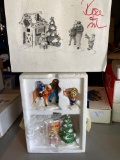 Vibrant Dept 56 Original Snow Village Pint Size Pony Rides set of 3