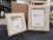 NEW MERCH- (3) set of matching BEADED WOOD picture frames