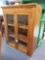 ANTIQUE PHARMACY CABINET TOPPER, APOTHECARY BOTTLE CABINET