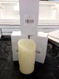 (3) NEW STORE STOCK CREAM DRIP MOVING FLAME LED CANDLE, 3