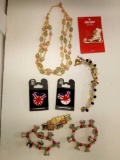 cute costume jewelry including Mickey Disney Union Jack pins and travel bracelet