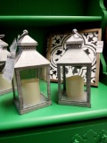 (2) TAGGED NEW EVERLASTING GLOW LED LANTERN WITH RESIN CANDLE