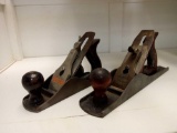 PAIR OF OLD HAND WOODWORKING PLANERS, STANLEY AND CRAFTSMAN