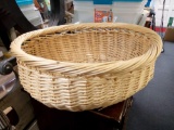 large lightweight wicker basket